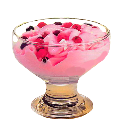 Мороженое с лесными ягодами