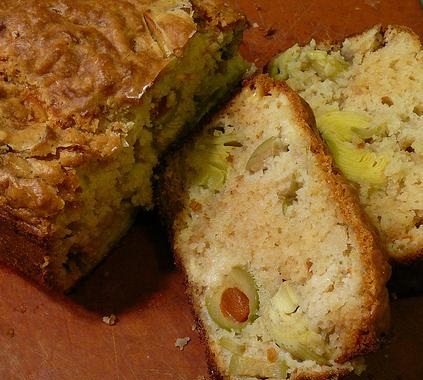 Пирог с оливками и артишоками